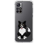 Funda Silicona Antigolpes para Xiaomi Redmi Note 11s 5G diseño Perros 01 Dibujos