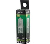 Bombilla eco halógena Matel G9 HI-PIN 42w