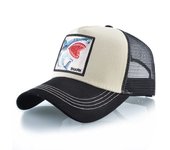 Trucker Caps Men Women Streetwear Hip Hop Baseball Cap With Shark Embroidery Patch Snapback Drake Bones Casquette Four Seasons