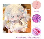 20cm Nannan Plush Toys Girl Cute Cotton Doll Stuffed Super Star Figure Dolls Baby Can Change Clothes Children Halloween Gift