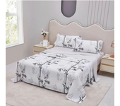 Colección de verano: Juego de Sábanas de Microfibra de 3 y 4Piezas ligero, suave, fresco Primavera, Verano. Dormitorio Elegante