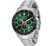 Sector Reloj Hombre 230 43mm Chro Green Dial Br Ss Acero