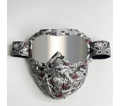 Windproof Outdoor Mask Glasses Men Off-road HD Lens MX MTB ATV Anti-Fog Full Face Protection Tactical Helmet Mask Adjustable