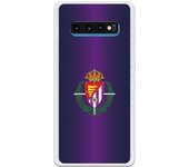 Funda original compatible con Samsung Galaxy S10 Plus - Valladolid Escudo Fondo Lila