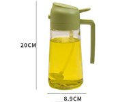 2 in 1 Oil Dispenser and Oil Sprayer, Olive Oil Dispenser Oil Pourer for Kitchen, Cooking, Air Fryer, Salad, BBQ Oil Sprayer Bottle, Cooking Oil Sprayer Bottle, Olive Oil Sprayer Bottle