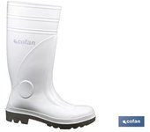 Cofan Bota Agua Alta Seguridad Blanca Talla 45