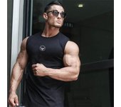 Men's Loose Fitting Basketball Sleeveless T-shirt Fitness Sports Running Tank Top