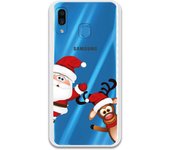 Carcasa para Samsung Galaxy A30 - Santa Claus Asomado