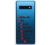 Funda compatible con Samsung Galaxy S10 - Profesor Rojo Clear