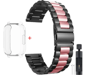 Case+ Metal Strap For Redmi Watch 5 Active TPU Soft Case For Xiaomi Redmi Watch 5 Lite Men Stainless Steel Watchband Correa
