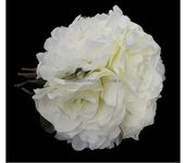RAMO DE ROSAS Y PEONIAS BLANCAS Raíz FLORES - Decoración Elegante y Sofisticada