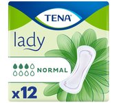 Compresas Tena Lady Normal para Incontinencia Leve o Moderada, 12uds