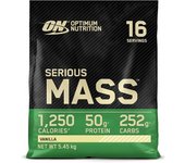 SERIOUS MASS  con vitaminas, minerales, aminoácidos, y creatina. OPTIMUM NUTRITION