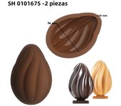Easter Eggs Chocolate Silicone Molds Large 3D Breakable Easter Egg Surprise Chocolate Molds Egg Mold for Diy Easter Decorations