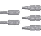 Truper Puntas Torx T20 para Destornillador - 5 Puntas de Acero S2