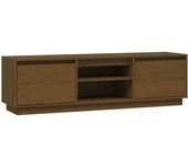 vidaXL Mueble de TV de madera maciza de pino 140x35x40 cm, Mueble de Salon, Mueble TV, Mueble TV salon, Mesa de TV, Mueble tele