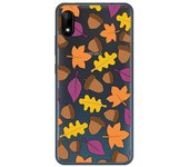 Tumundosmartphone Funda Gel Transparente para Wiko Y70 diseño Otoño Dibujos