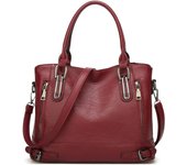 Bolso de mano de cuero para Mujer, Bolso de mano de diseñador with ASA superior, Bolso de Hombre type bandolera Estilo Vintage, Bolso de mano de moda
