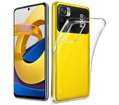 Funda Xiaomi Poco M4 Pro (5G) Carcasa Gel TPU Silicona Transparente GTR + Protector Pantalla Cristal Templado Movilear