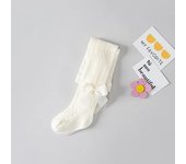 Summer Baby Girls Tights Spanish Style Hollow Breathable Infant Bowknot Pantyhose Soft Toddler Kids Pants For 0-4 Years