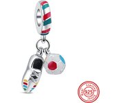 Fit Original Pandora Bracelet DIY Fine Jewelry 925 Sterling Silver Pendant Crayon Balloon Crown Ladybird Sweet Dangle Charm Bead