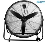 Ventilador Industrial Vendaval 360w Negro 87d  3 Velocidades 92,5x95x42 Cm Orientable