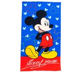 SUN & SURF Toalla de playa Infantil MICKEY Licencia Disney Original, Microfibra Rizo, Suave y Absorbente, Ideal para Piscina, Playa o Campo