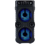 Outdoor Portable Wireless Speaker Dual 3 Inches Music Stereo Subwoofer Bass USB Power Supply For Dancing Party Family Karaoke