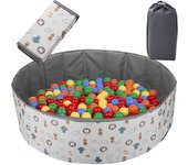 Piscina de bolas plegable, parque infantil para bebés, niños, habitación infantil (piscina de bolas, 120 cm)