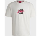 HUGO 50521076 DLONGNY Camisetas Manga corta Hombre Gris