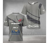 Quick Dry Breathable Padel Tennis Fans T-shirt Men's Tennis Training Short Sleeve Clothing Summer 3D Print O-neck T Shirts Top