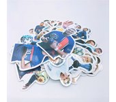 Super Star Soccer Player Mbappe Stickers, Vinyl Laptop Bottle Stickers for Aldults Boys Girls Teens Football Souvenir Mbappe