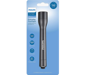 PHILIPS SFL4002T/10 - Linterna LED, 110 Lúmenes, Hasta 5 Horas de Reproducción, Resistente al Agua IPX4, Color Negro (2 Pilas AA Incluidas)