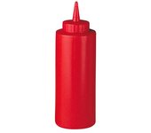MONOUSO | Peras para Salsas Plástico Rojo 360ml (6 Uds)