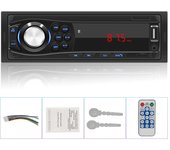 Podofo 1din Car Radio MP3 Multimedia Player Digital Bluetooth FM Music Stereo DC 12V 1Din Car Stereo Receiver SD/USB/TF/AUX-IN