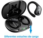 Wireless Headphones Bluetooth Earphonses with Microphones,75Hrs Playtime,IP7 Waterproof,LED Power Display Earbuds for Sports Gym