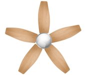 CECOTEC 05896 Ventilador de Techo 55W con Luz LED, Mando, Temporizador y Aspas Reversibles