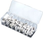 Dust proof storage cable box, hub organizer box, desktop data cable storage box, mobile phone charging cable, power cord buckle