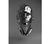 Metal Figure Statue Posters Print Modern Lovers Sculpture Canvas Painting Wall Art Wall Pictures for Room Home Decoration