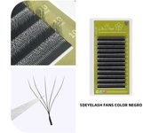 GLAMLASH 3D4D5D6D7D8D W Eyelash C/D/L/LU/M Premade Volume Fans Brown Lash Extensions Natural Soft