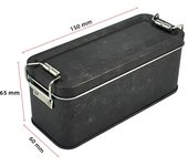Old-fashioned Rectangular Iron Box High Quality Metal Storage Box Cake Packaging Box Durable with Lid Candy Box