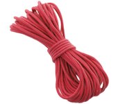 Cordón Decorativo Rojo | 10 metros de cuerda trenzada de 0,3 mm para manualidades y packaging creativo. Resistente y versátil. Destaca tus creaciones