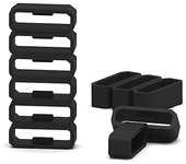 10 unids reemplazo de silicona Seguro anillos Reloj Correa sujetos Gang guardianes Correa Hebillas compatible con Reloj Garmin
