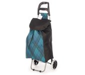 MAXHOME-Carro compra 2 ruedas rombos verde,rombos Rojo,Peso maximo: 20 kg