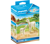 Playmobil 70350 Alpaca con Bebé Family Fun 21P70350