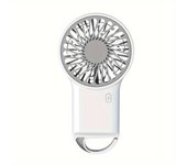Mini ventilador recargable plegable portátil del USB con el clip de la historieta, operación reservada, 400mAh batería de litio, escritorio, 1PC