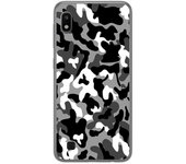 Tumundosmartphone Funda Gel Tpu para Samsung Galaxy A10 diseño Snow Camuflaje Dibujos