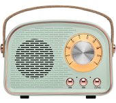 Altavoz Bluetooth,Altavoz inalámbrico vintage,Altavoz Bluetooth portátil inalámbrico compatible con emparejamiento TWS/U-Disk/Tarjeta TF/AUX