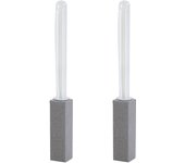 2 paquetes de Piedra pómez para limpiezas con extra-Largo Mango, ideal para inodoros, bañeras, parrillas, Piscinas y lavabos.