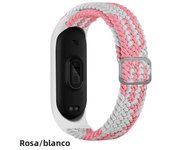 Bracelet for Mi band 7 Strap Elastic adjustable Nylon Braided Miband4 miband 5 correa Wristband xiaomi Mi band 3 5 4 6 strap